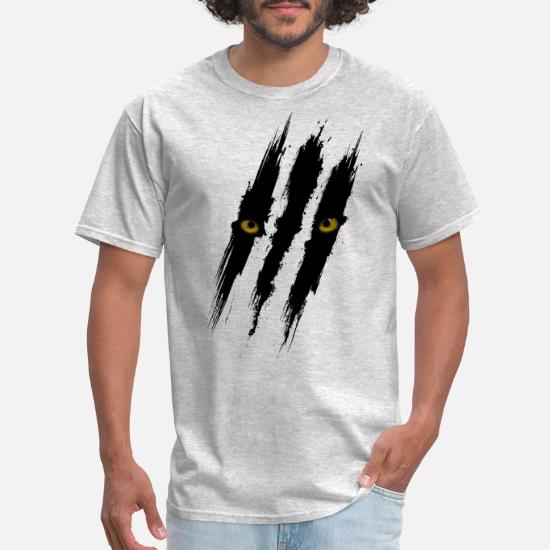 Black Panther Scratch' Men's T-Shirt 